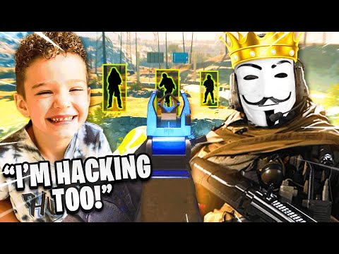 6 Year old gets REVENGE on the CRAZIEST Warzone Hacker!