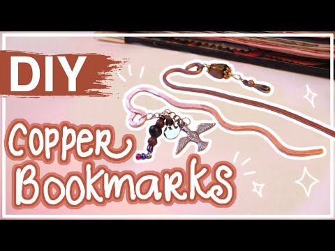 DIY Hammered Copper Bookmarks || Love Your Magical Journals