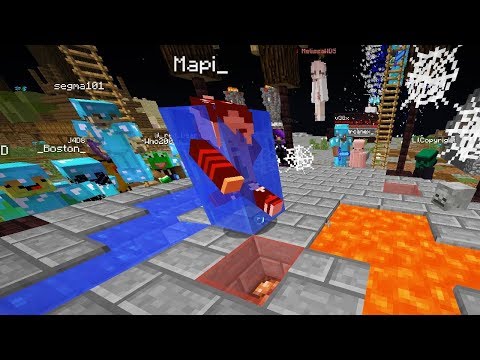 drowning minecraft hackers in front of the whole server