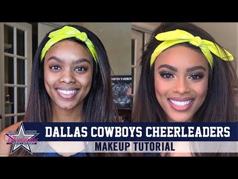 Makeup Tutorial From Dallas Cowboys Cheerleader | Dallas Cowboys 2020