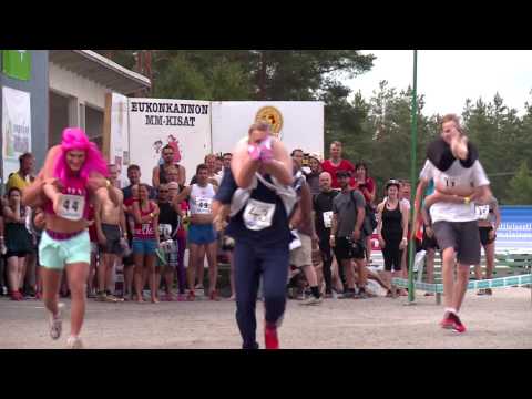 Wife Carrying World Championship 2016 in Finland
