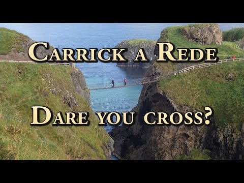 Carrick a Rede Rope Bridge - what it&#039;s like to walk across