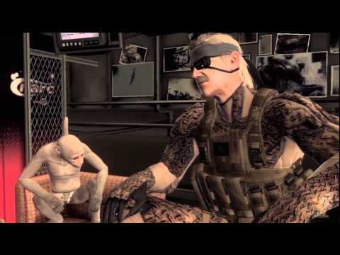 Metal Gear Solid 4 - Old Snake meets The Beauty and the Beast Unit