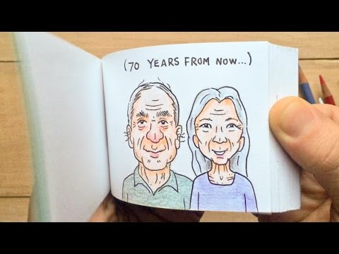 Reverse Marriage Proposal Flipbook Animation