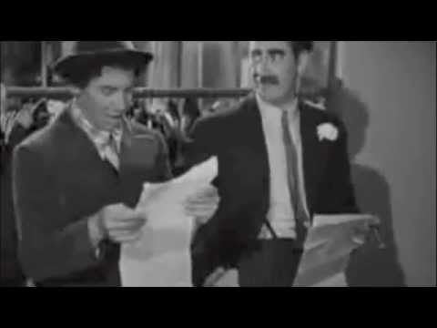 Marx Brothers - The Contract Scene - Chico and Groucho