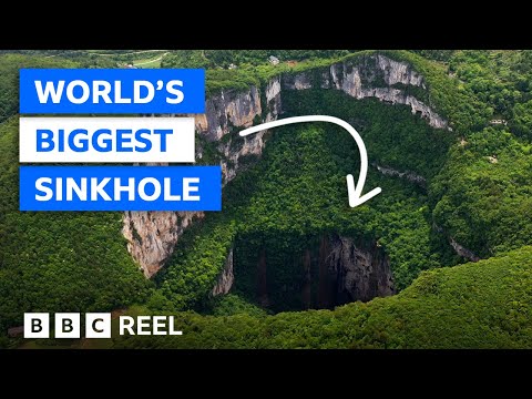 Inside China&#039;s mysterious sinkhole – BBC REEL