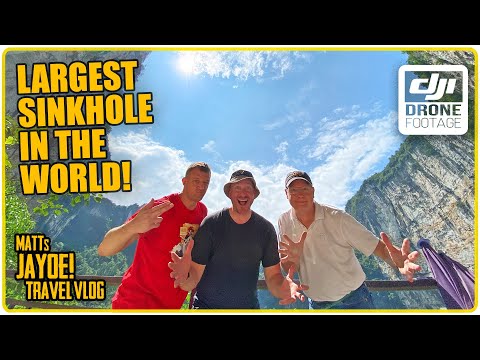 the Largest Sinkhole in the WORLD | Touring Chongqing