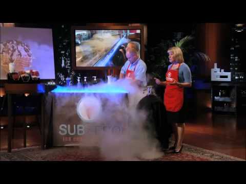 Ice cream made with liquid nitrogen on an all-new Shark Tank