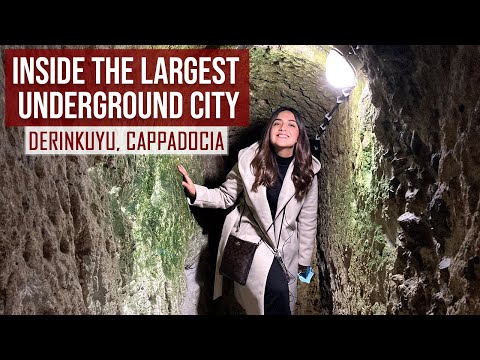 INSIDE DERINKUYU, THE LARGEST UNDERGROUND CITY IN CAPPADOCIA