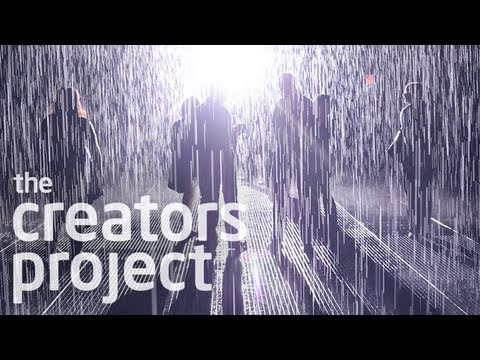 Walk Through Rain Without Getting Wet | Rain Room at MoMA