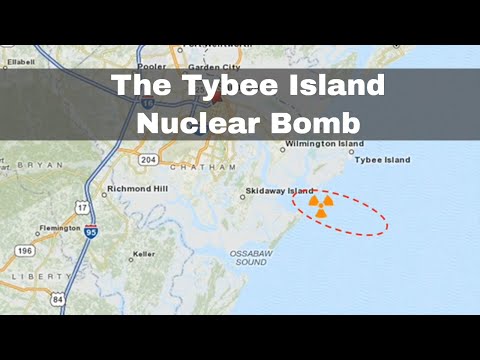 5th February 1958: American nuclear bomb lost off the coast of Tybee Island in Georgia, USA