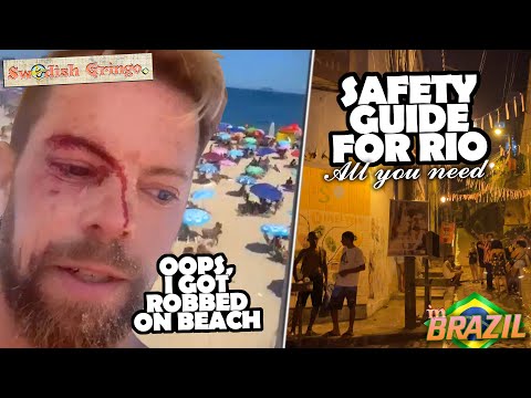 How dangerous is Rio and Brazil? Travel guide: the safest places | JUST GOT ROBBED ON THE BEACH 😳