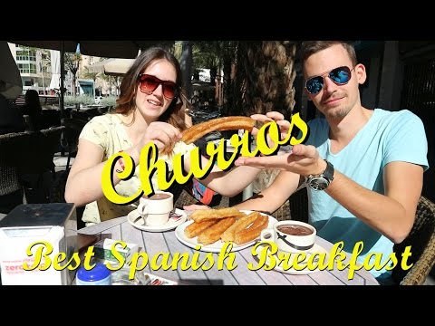 CHURROS/PORRAS with hot chocolate - The BEST Spanish Breakfast
