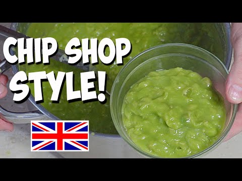 Mushy Peas British Classic! CHIP SHOP STYLE! HOW TO COOK Traditional Mushy Peas with Marrowfat peas!
