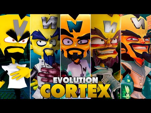 Evolution of Neo Cortex in Crash Bandicoot Games (1996 - 2023)