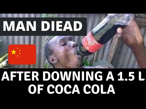 Chinese man dies after chugging 1.5L bottle of Coca-Cola