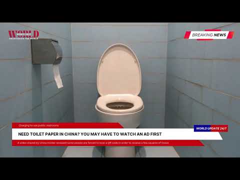 China Sparks Outrage with QR Code Toilet Paper Ads — ‘Pay to Wipe’ Backlash #chinanews