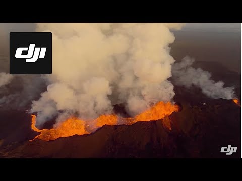 DJI Feats: Eruption at Bardarbunga Volcano (montage)