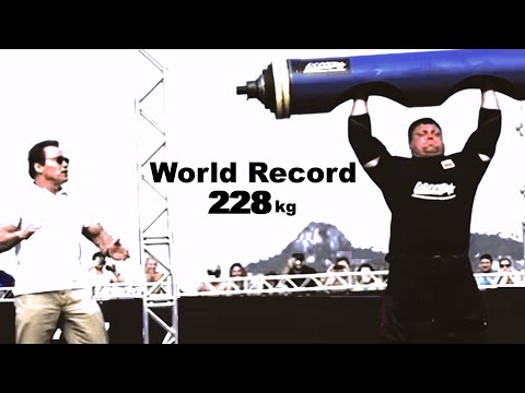 Zydrunas Log World Record 228kg / 502lbs (with Arnold)