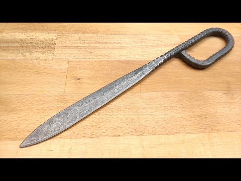 Blacksmith Projects: WW1 French Nail with Rebar
