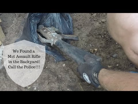 Treasure Hunter Finds Assault Rifle Buried in Own Backyard