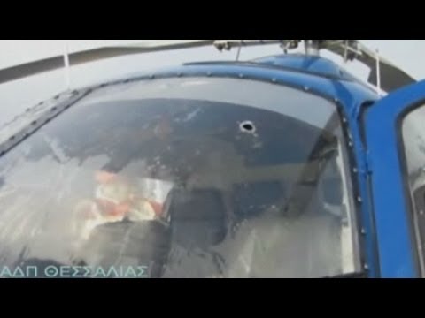 Helicopter prison break attempt in Greece