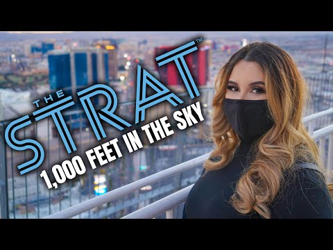 This is the SCARIEST thing you can do in Las Vegas - The Skypod Experience at THE STRAT