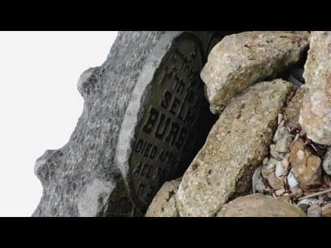 1930&#039;s Tombstone Washed Up on Beach