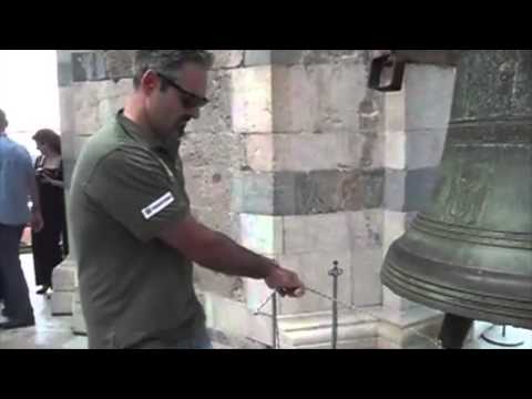 the bellringers of barga on the leaning tower of pisa