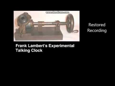 Frank Lambert&#039;s Experimental Talking Clock (1878) Before And After Restoration