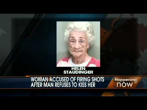 92-Year-Old Woman Allegedly Fires Shots After Neighbor Refuses to Kiss Her