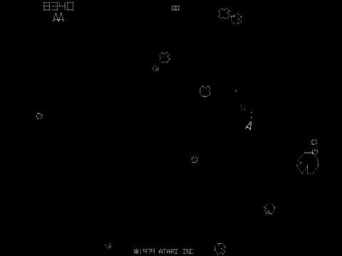 Arcade Game: Asteroids (1979 Atari)