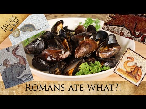 Oldest Cookbook in the West | APICIUS | Ancient Roman Mussels