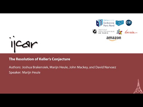 Marijn Heule: The Resolution of Keller&#039;s Conjecture (IJCAR A)
