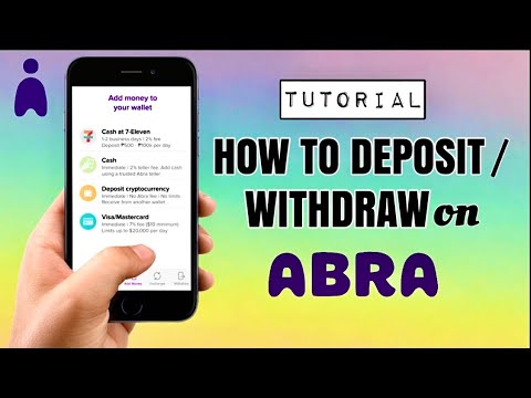 Deposit/ Withdraw MONEY on Abra Wallet (OLD Design) | Crypto App Tutorial