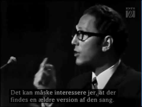 Tom Lehrer - The Elements - LIVE FILM From Copenhagen in 1967