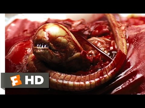 Alien (1979) - Chestburster Scene (2/5) | Movieclips