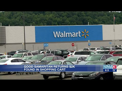 Good Samaritan returns $2K found in shopping cart