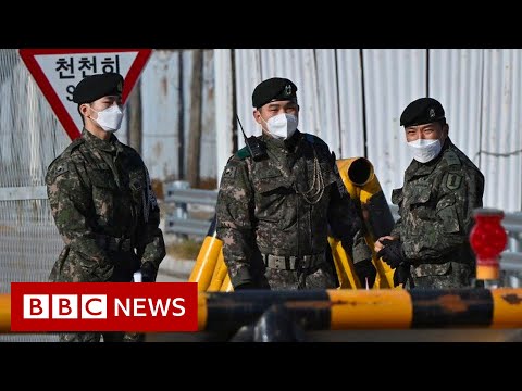 South Korean crosses border into North Korea in apparent rare defection - BBC News