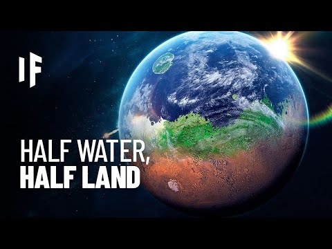 What If Mars Was Half Land and Half Water?