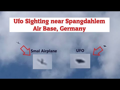 Real Ufo sighting near Spangdahlem Air Base, Germany, IATA-Code: SPM