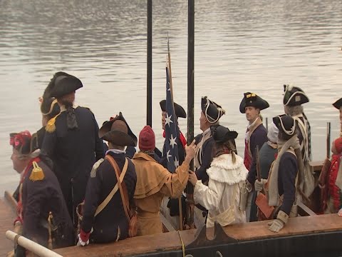 Reenactment of Washington&#039;s Crossing of Delaware River Returns in 2021