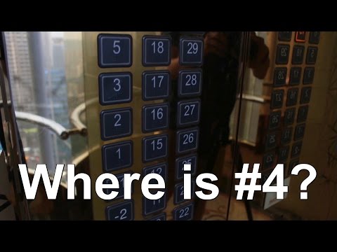 The Superstition Behind the Number Four in Chinese Elevators
