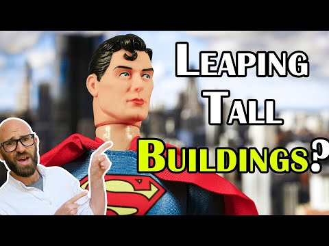 Why is Superman Described as &quot;Leaping Tall Buildings with a Single Bound&quot; When He Can Fly?