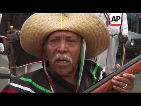 Battle of Puebla reenacted in Mexico