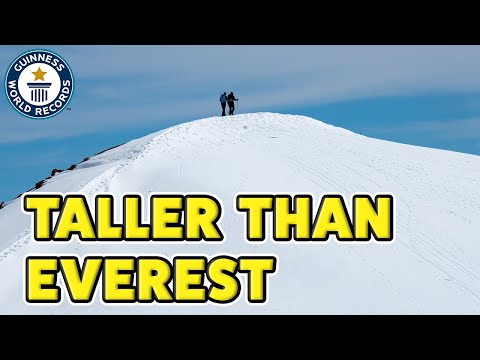 The REAL tallest mountain in the world - Guinness World Records