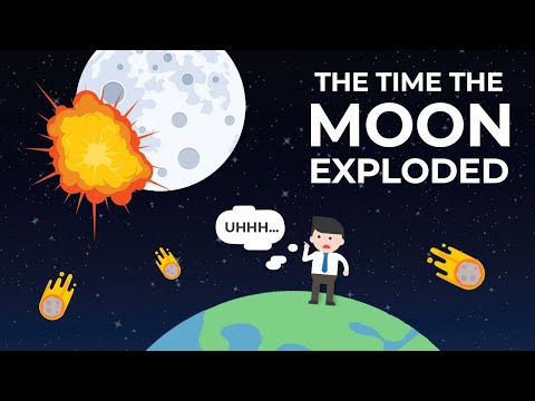 The Moon Exploded in 1178 AD