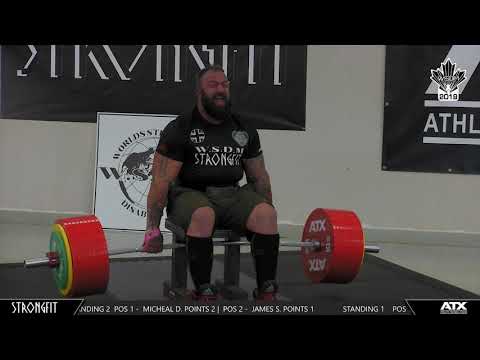 Martin Tye 1146.6Lbs seated Deadlift!