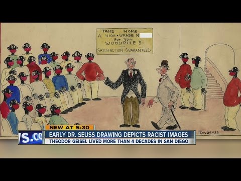 Early Dr. Seuss drawing depicts racist images