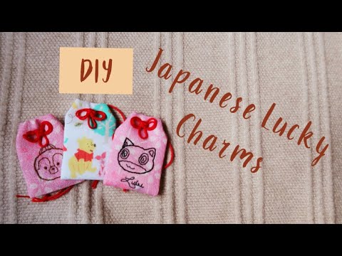 HOW TO make Japanese Omamori Lucky Charm | Tie Knot | DIY